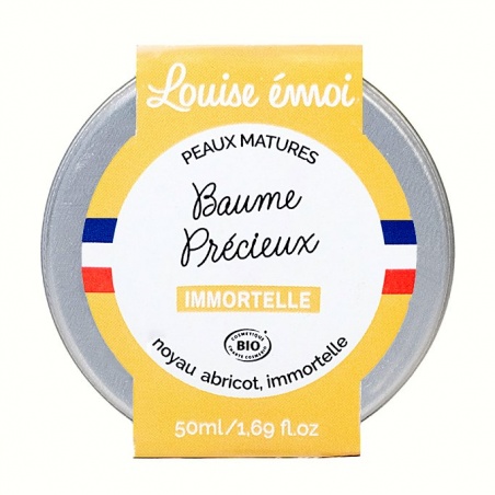 Baume Précieux Immortelle Bio Louise émoi - Pot de 50 ml - Soin nourrissant anti-âge naturel - Louise Émoi