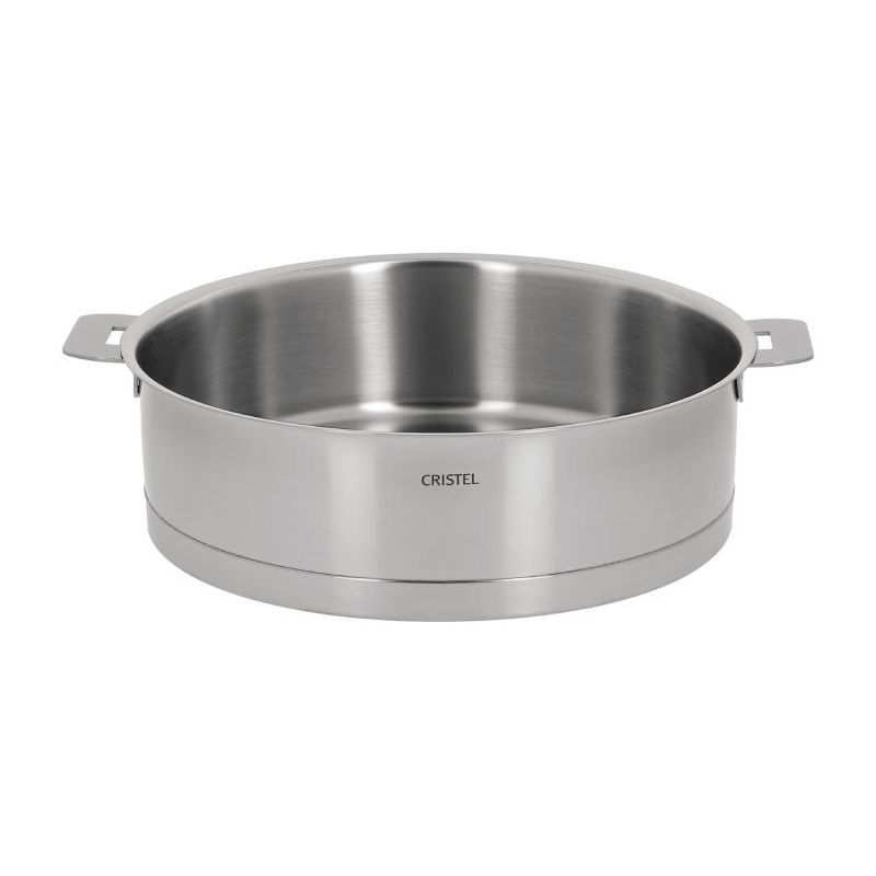 Sauteuse inox Cristel Strate 20 cm à poignée amovible