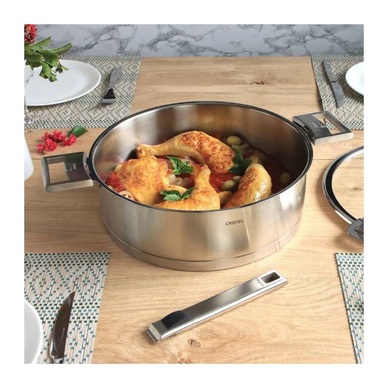 Sauteuse inox Cristel Strate amovible