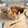 Sauteuse inox Cristel Strate amovible