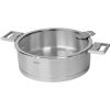 Poêle sautoir inox Strate avec manche amovible Cristel 
