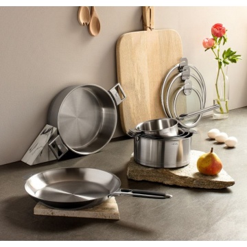 Sauteuse Inox 24 Cm Cristel Castel Pro 5 PLY - Poignée Fixe, Sans PFAS, Compatible Induction - 7
