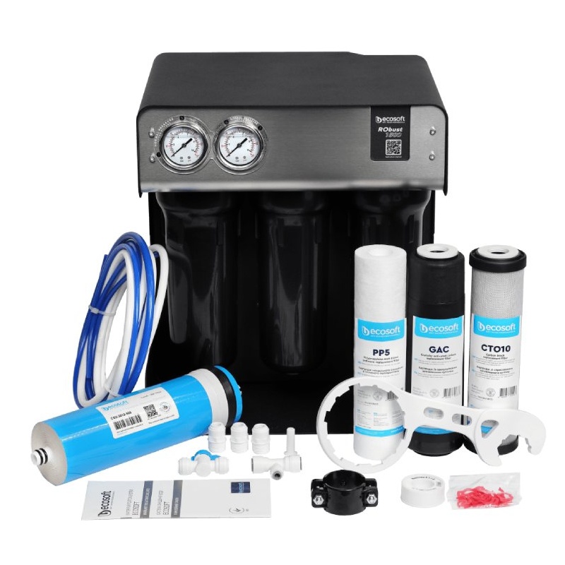 Accessoires livrés avec l'Osmoseur Robust 1500 Ecosoft