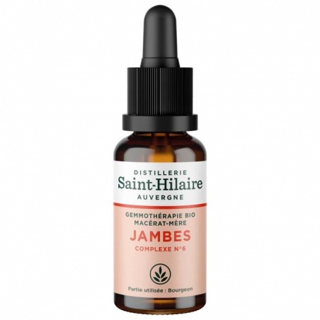 Complexe gemmothérapie Jambes - macérat de bourgeons bio Distillerie Saint-Hilaire - Distillerie Saint-Hilaire