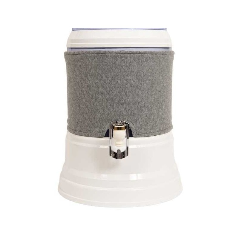 Housse bac inférieur - Fontaine EVA 7 litres en Verre - Gris clair et gris foncé