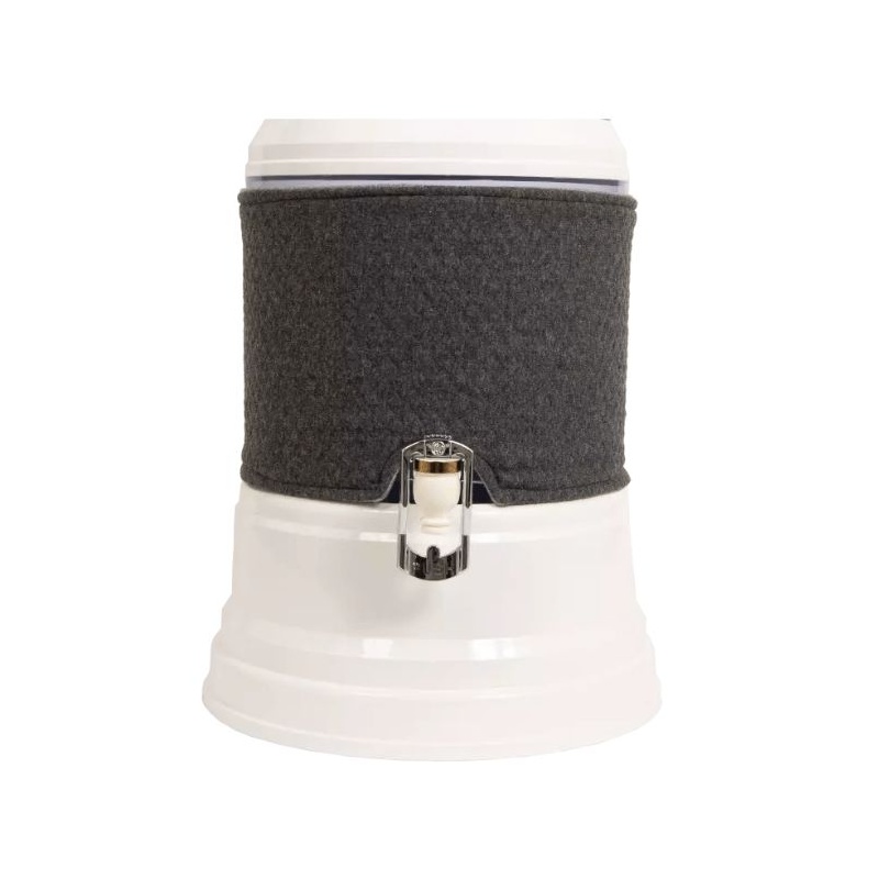 Housse bac inférieur - Fontaine 7 litres en Verre - Gris clair et gris foncé