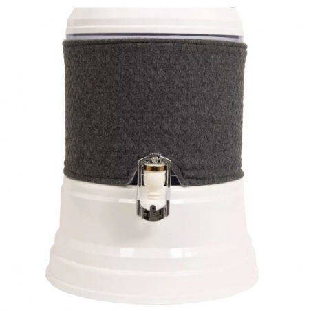 Housse bac inférieur - Fontaine 12 litres en Verre - Gris clair et gris foncé Fontaine EVA