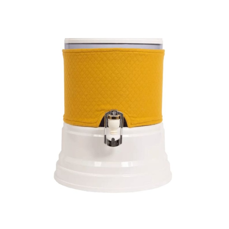 Housse bac inférieur - Fontaine EVA 7 litres verre et plastique - Jaune et Gris clair Fontaine EVA