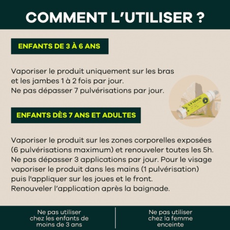Spray protection contre les morsures de tiques et la maladie de lyme Crusoé