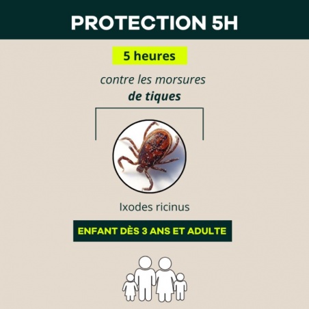 Spray répulsif anti-tiques - actif végétal BIO Crusoé