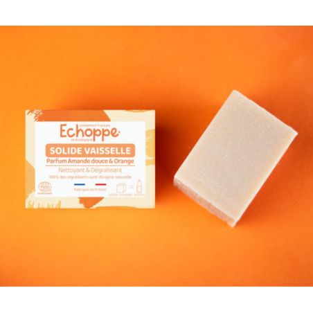 Savon vaisselle solide - Parfum Amande douce et Orange