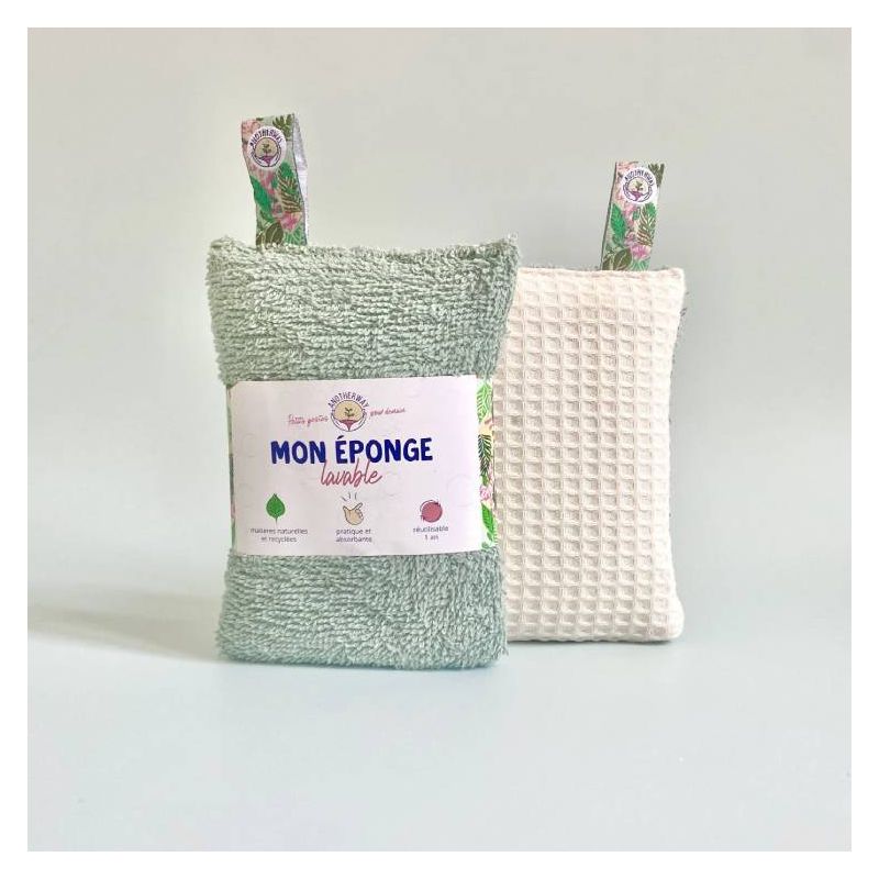 Éponge lavable écologique