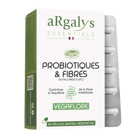 Vegaflore - Pré et Probiotiques - 60 comprimés Argalys - Argalys