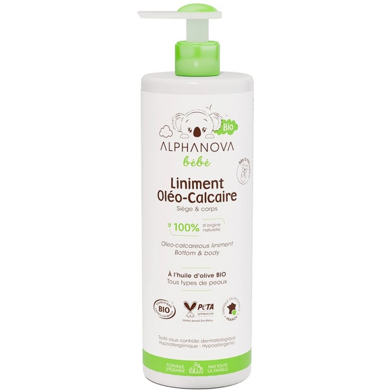 Liniment oleocalcaire Bio bébé 400ml Alphanova