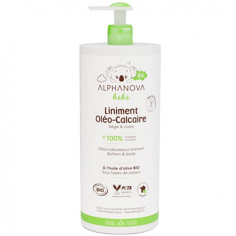 Liniment oleocalcaire Bio bébé 900ml Alphanova