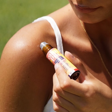 Apaisant piqûres en roll on Calm Pik Lamazuna