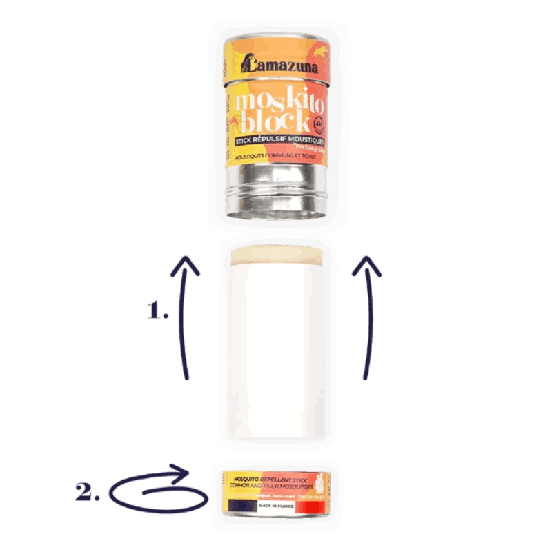 Répulsif moustiques stick rechargeable Lamazuna