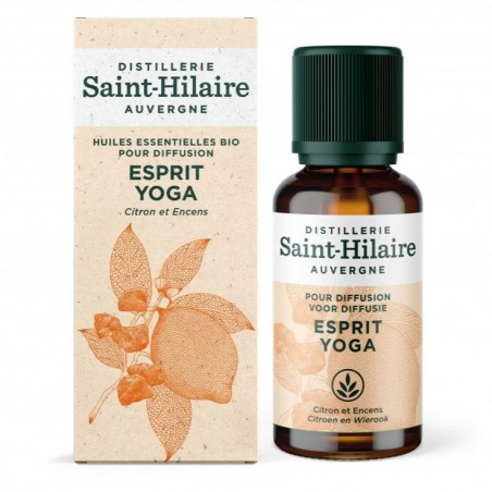 Synergie d'Huiles Essentielles à diffuser Esprit Yoga Distillerie Saint-Hilaire - Distillerie Saint-Hilaire