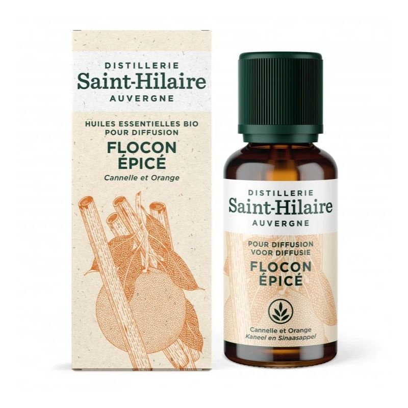 Synergie d'Huiles Essentielles à diffuser Flocon Epicé Distillerie Saint-Hilaire