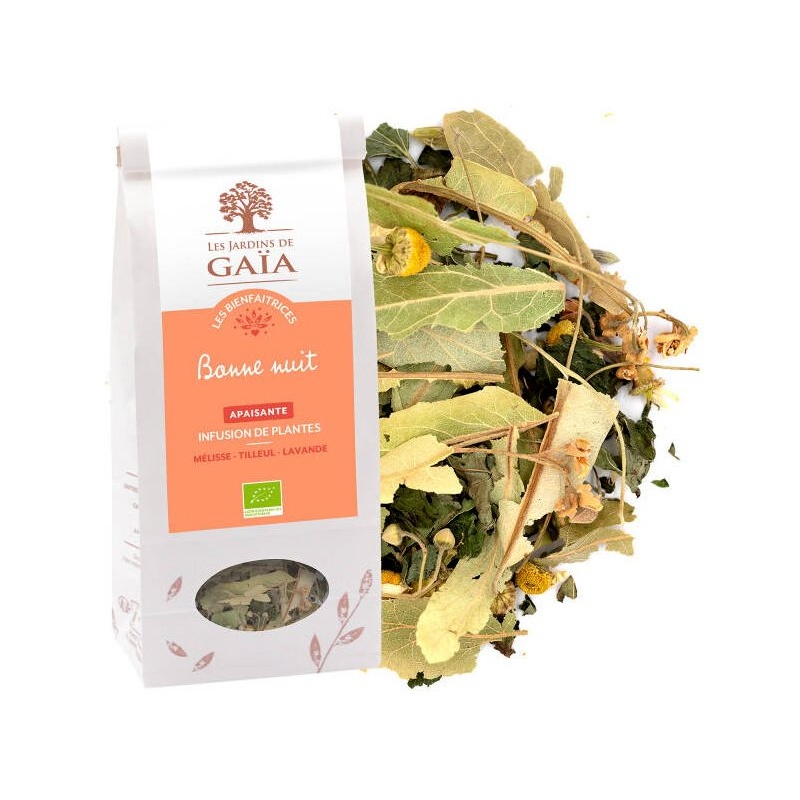 Tisane Sommeil BIO Bonne Nuit - 50g Les jardins de Gaïa