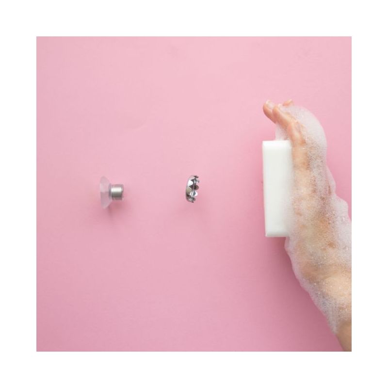 Porte-savon aimanté à ventouse - pack de 3