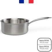 Casserole inox Brigade fixe 18 cm  Livoo