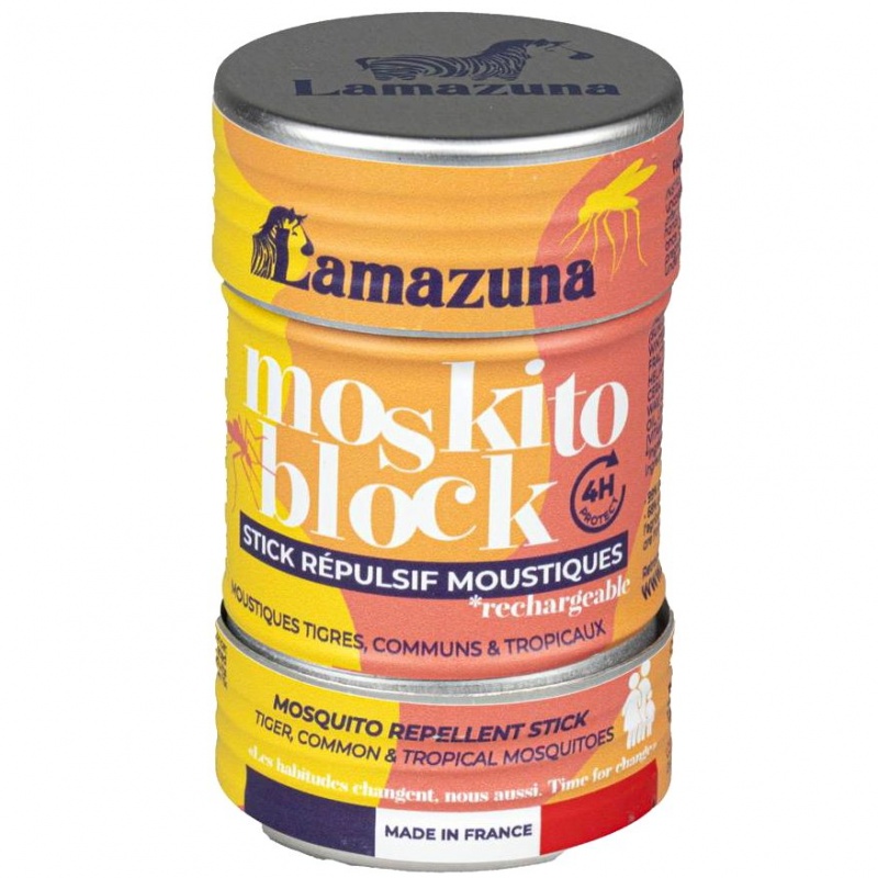 Répulsif moustiques stick rechargeable Moskito Block Lamazuna