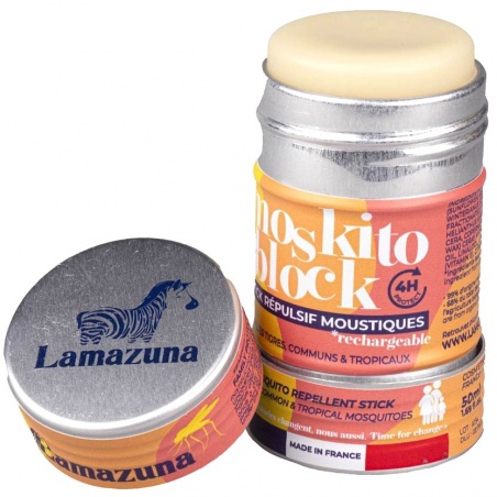 Répulsif moustiques stick rechargeable Moskito Block Lamazuna - Lamazuna