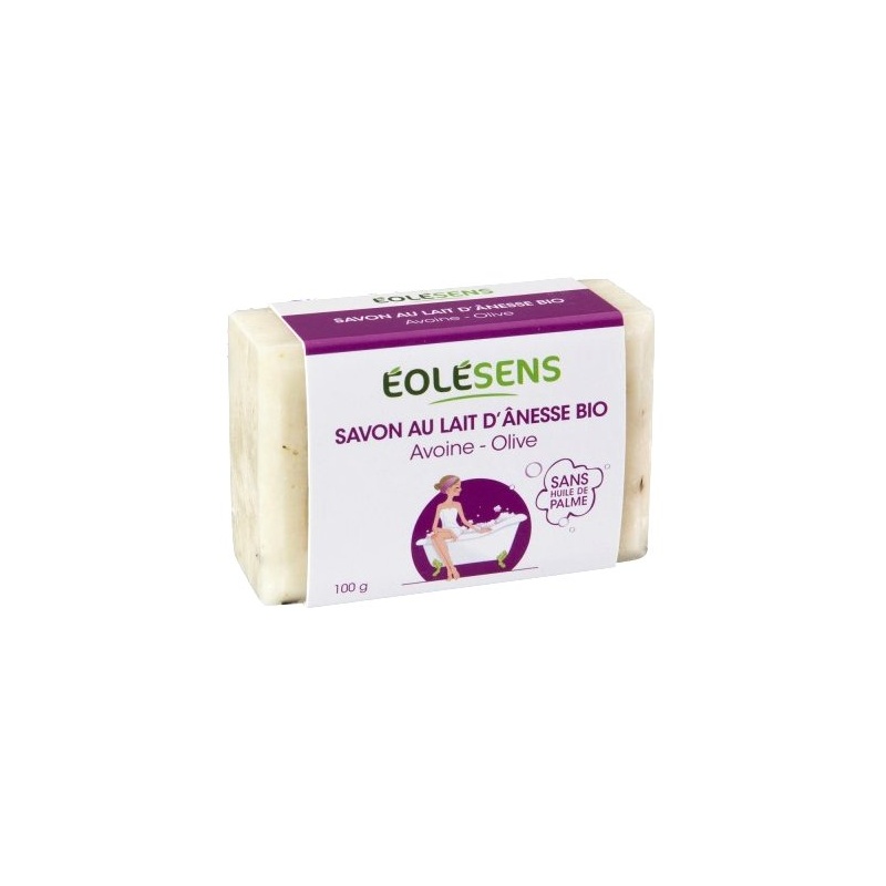 Savon lait d'ânesse et avoine - 100 gr EOLESENS