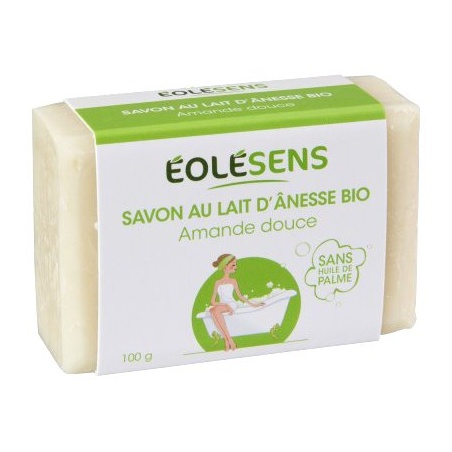 Savon lait d'ânesse et amande douce - 100 gr EOLESENS - EOLESENS