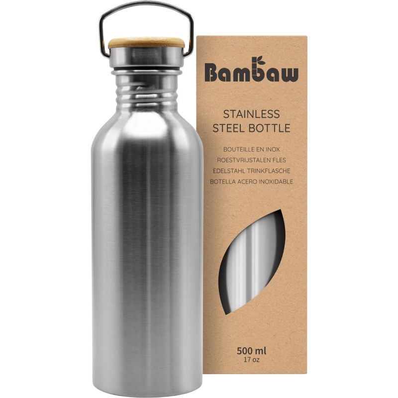 Bouteille en inox 500 ml Bambaw