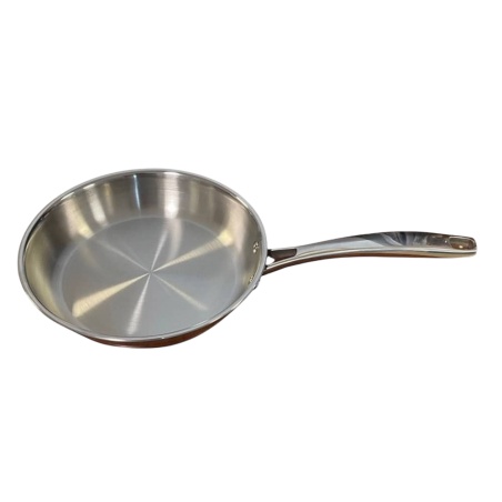 Poêle Triplinox 24 cm poignée fixe Baumalu - Baumalu