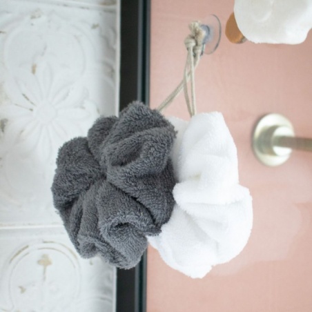 Fleur de douche en éponge bambou - 8 cm Angie Be Green