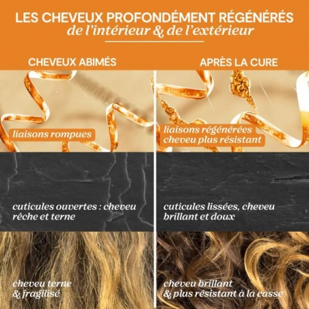 Masque Régénérant LAO Care pour cheveux ternes et fragilisés