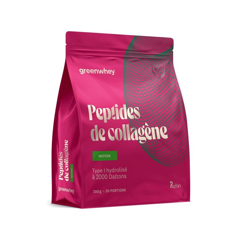Peptides de Collagène PEPTAN - Matcha Greenwhey