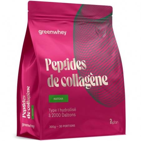 Peptides de Collagène PEPTAN - Matcha Greenwhey - Greenwhey