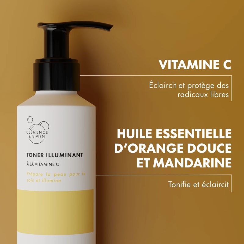Toner illuminant à la vitamine C Clémence & Vivien