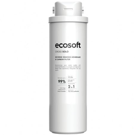 Filtre de remplacement pour osmoseur Cross Solo Ecosoft - Ecosoft