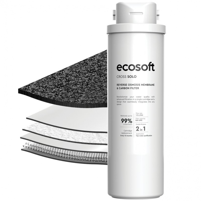 Filtre de remplacement pour osmoseur Cross Solo Ecosoft