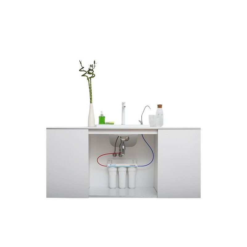 Installation facile : Filtre sous-évier Standard 3-Étapes Ecosoft