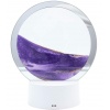Lampe Sablier ronde 18cm - Violet Esoterra