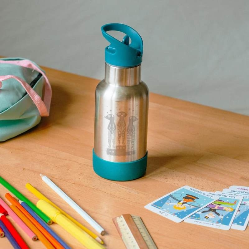 Gourde isotherme inox Funky Suricate 350 ml Gaspajoe