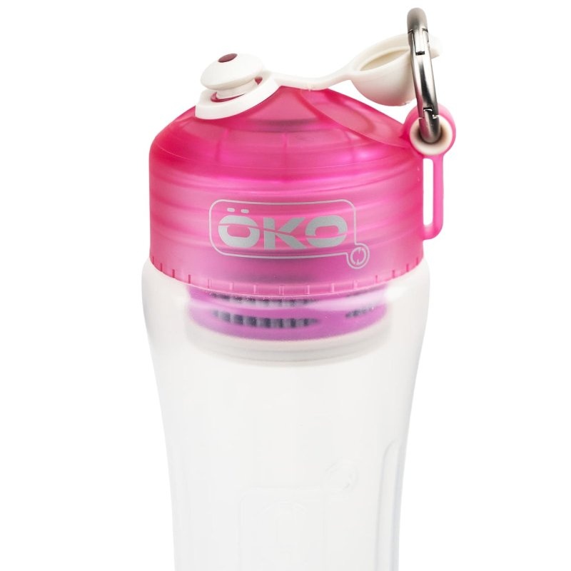 Gourde filtrante 650 ml Rose ÖKO