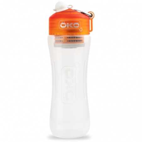 Gourde filtrante 650 ml Orange ÖKO - ÖKO