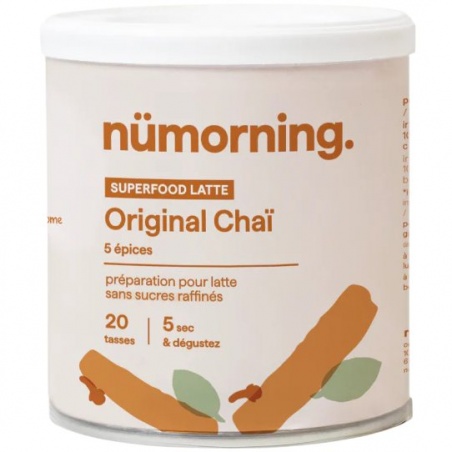 Original Chaï 5 épices bio - Superfood Latte - nüMorning - nüMorning