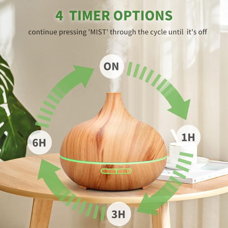 Diffuseur à ultrason PureZen Clara avec LED