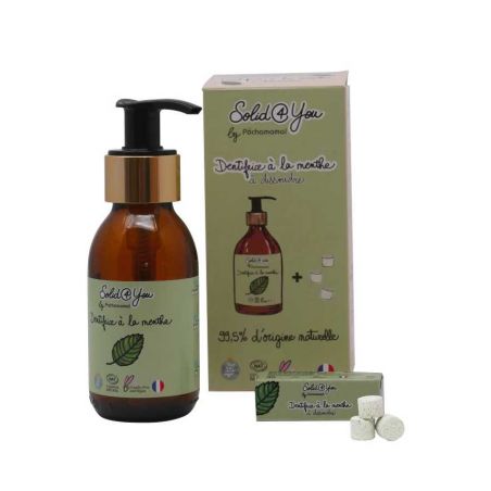 Dentifrice à dissoudre - Solid 4 You Flacon et 3 pastilles