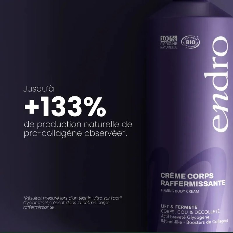 Crème corps raffermissante - 400 ml Endro Cosmétiques