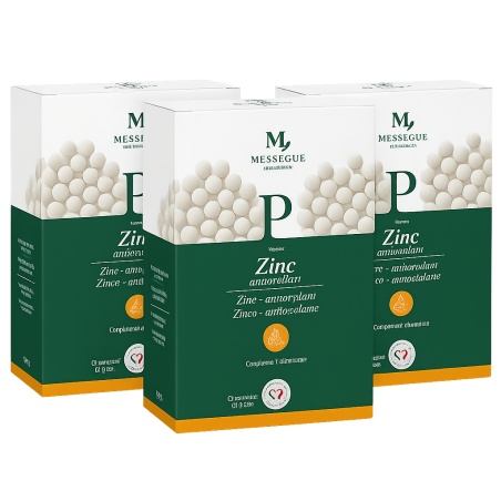 Cure de Zinc - 3 x 60 comprimés Laboratoires Mességué - Laboratoires Mességué