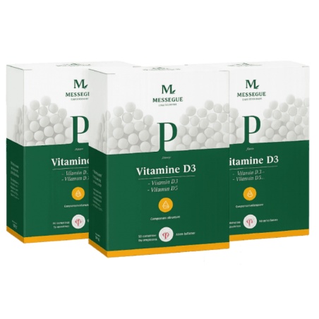 Cure de Vitamine D3 - 3 x 90 comprimés Laboratoires Mességué - Laboratoires Mességué